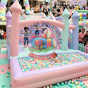 Pastel Bouncy Castle