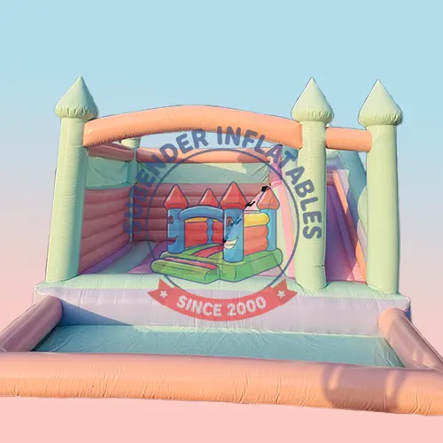 PASTEL BOUNCY WITH BALL POOL